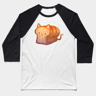 Cat Bread Loaf Baseball T-Shirt